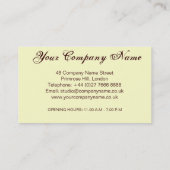 Colorful Lollipop Candy Shop Bakery Business Card (Back)