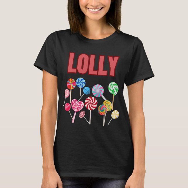 Colorful lollipop candy T-Shirt (Front)