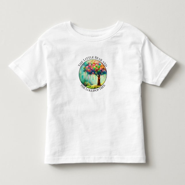 Colorful Lollipop Tree Childrens Toddler T-Shirt (Front)