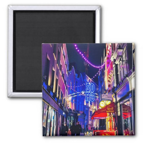 Colorful London Magnet Soho England