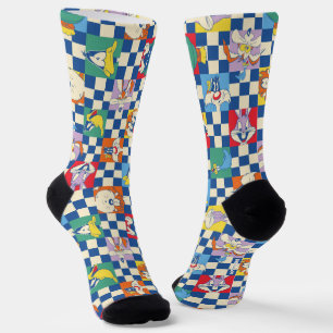 Colorful LOONEY TUNES™ Checker Toss Pattern Socks