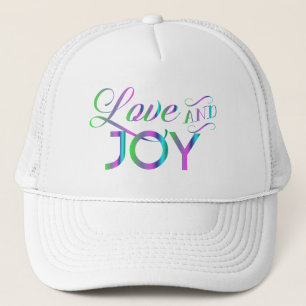 Colorful Love And Joy Trucker Hat