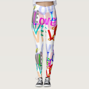 Colorful LOVE Leggings