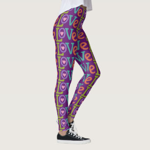 Colorful Love leggings