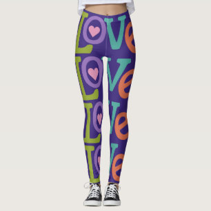 Colorful Love leggings