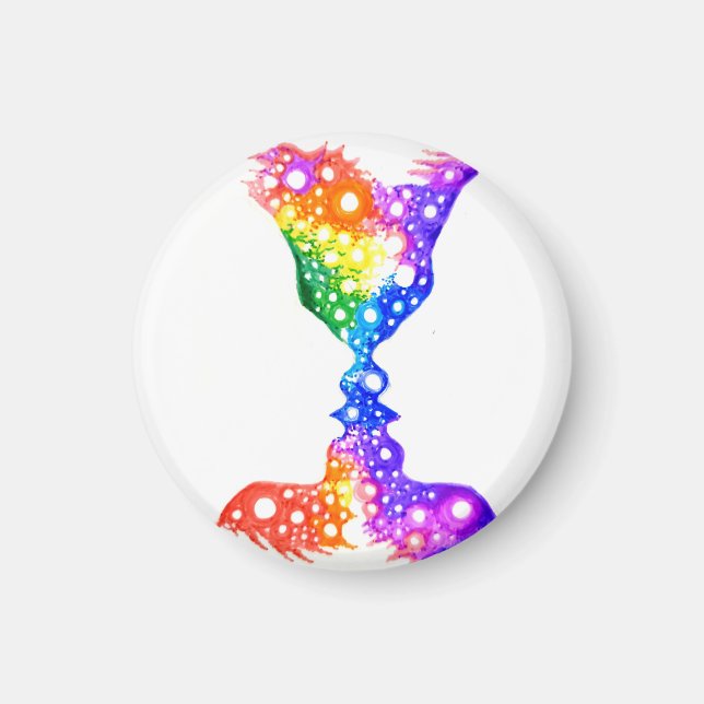 Colorful love magnet (Front)