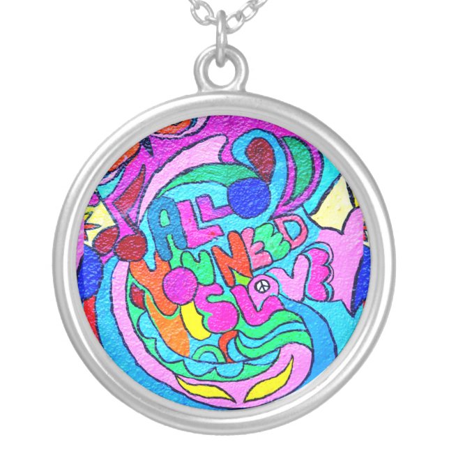 colorful love necklace (Front)