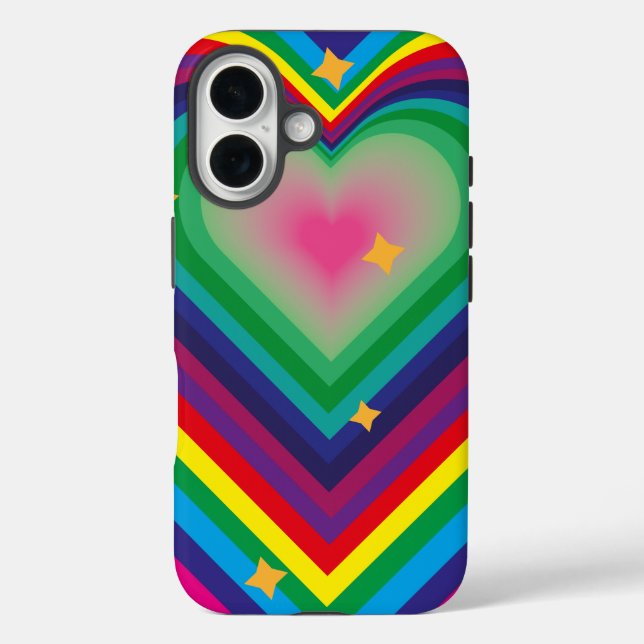 Colorful Love Phone Case (Back)