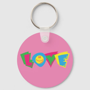 Colorful love sign keychain