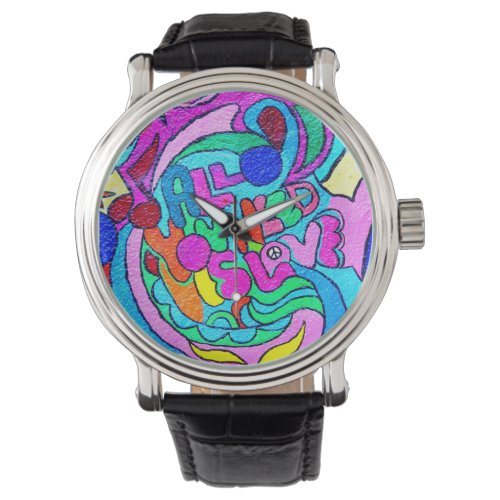 colorful love watch