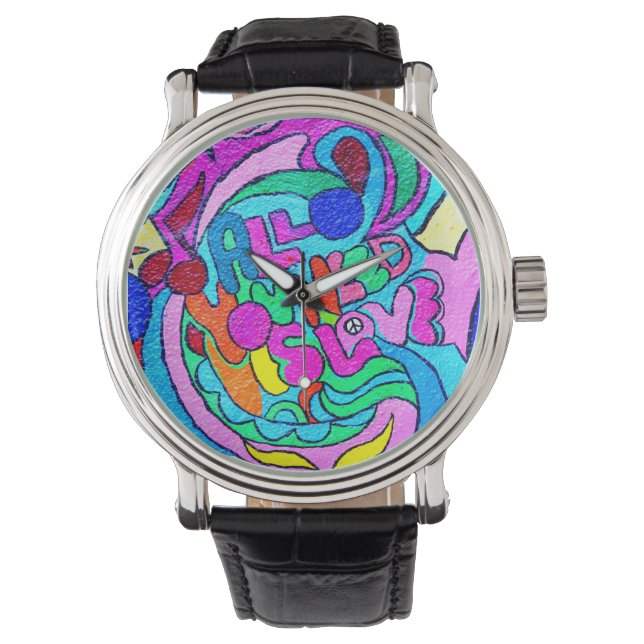 colorful love watch (Front)