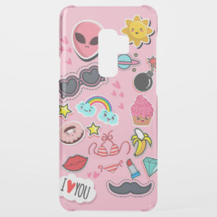 Colorful lovely sticker uncommon samsung galaxy s9 plus case