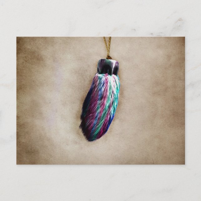 Colorful Lucky Rabbit's Foot Postcard (Front)