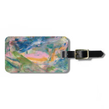 Colorful Luggage Tag Boho Rainbow Travel Tag