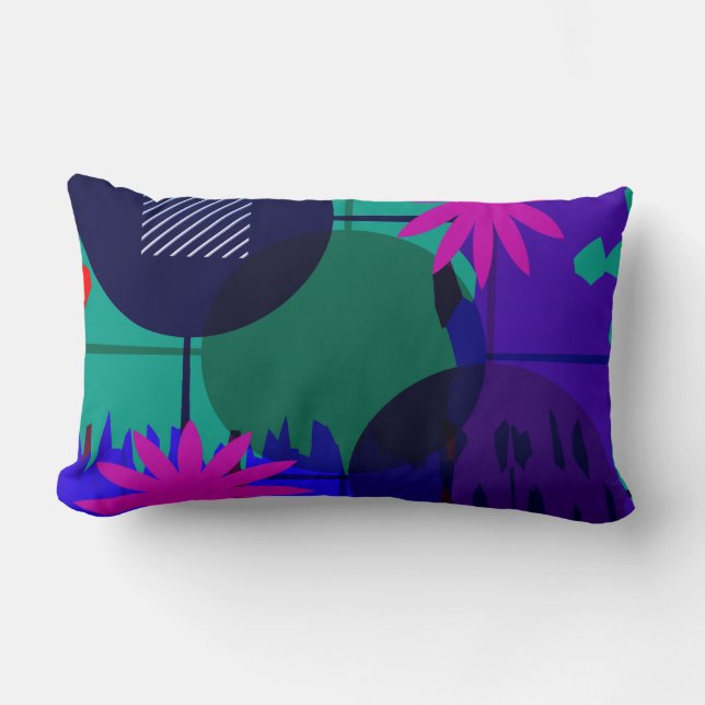 Colorful Lumbar Pillow (Front)