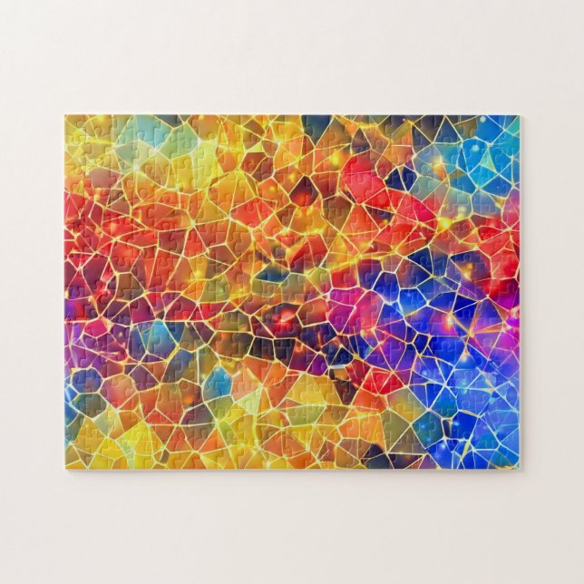 Colorful & Luminous Mosaic Jigsaw Puzzle (Horizontal)