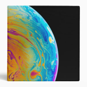 Colorful Lunar Pics Cool Moon Images Creative Moon 3 Ring Binder