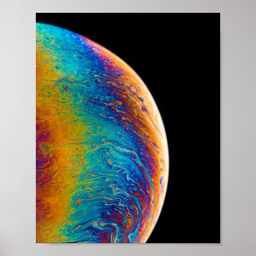 Colorful Lunar Pics Cool Moon Images Creative Moon Poster
