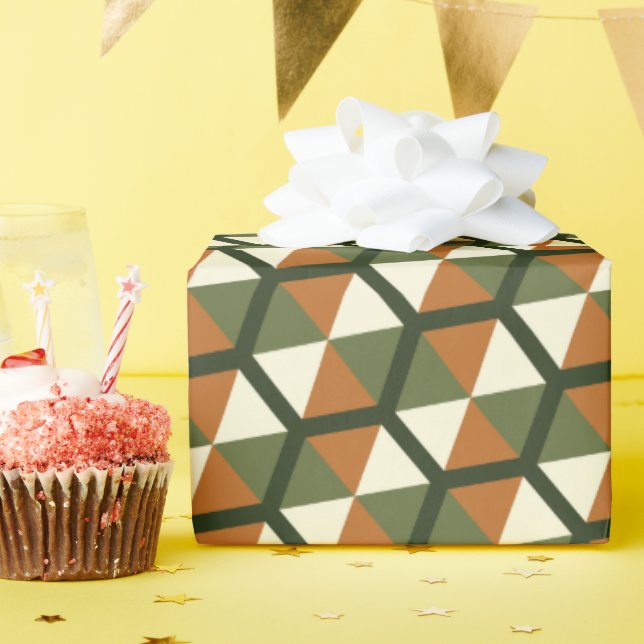 Colorful Luxurious Sparkling Cheerful Baby Boy Bab Wrapping Paper (Birthday Party)