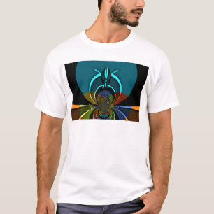 Colorful Maasai Shield Design T-Shirt