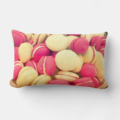 Colorful macaron macaroons sweet pillow cushion