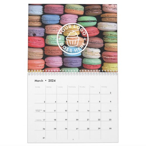 Colorful Macaron Painting Calendar