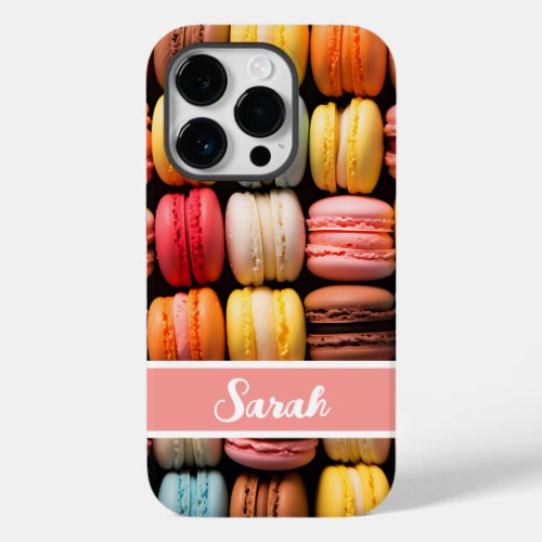 colorful macarons bakery  Case_Mate iPhone 14 pro case