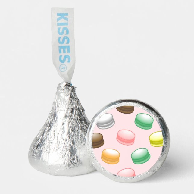 Colorful Macarons Hershey®'s Kisses® (Front)