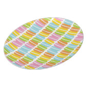 Colorful Macarons Stack Pattern Plate (Left Side)
