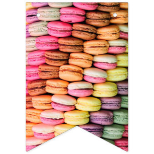 Colorful Macaroons Bunting Flags
