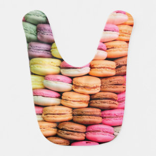 Colorful Macaroons Cute Baby Bib