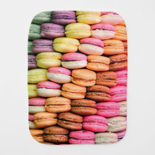 Colorful Macaroons Cute Baby Burp Cloth