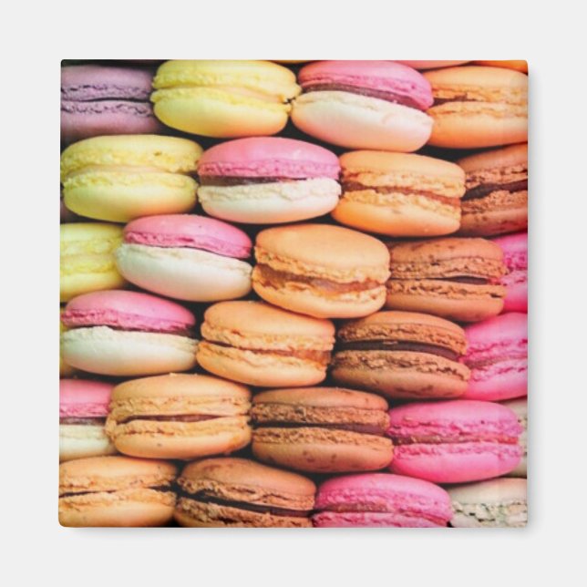 Colorful Macaroons Magnet (Front)