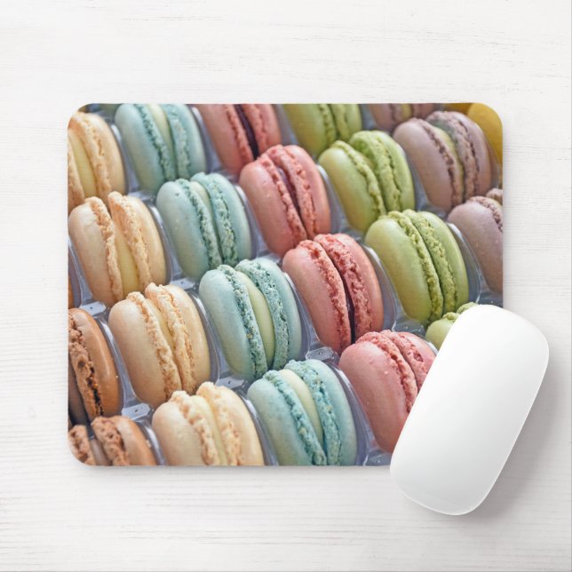 Colorful Macaroons Mouse Pad (With Mouse)