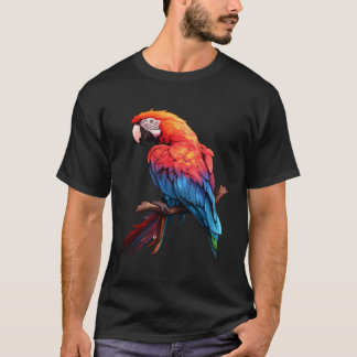 Colorful Macaw Parrot Bird Lover - Ornithology Par T-Shirt