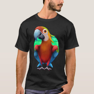 Colorful Macaw Parrot Sunset T-Shirt