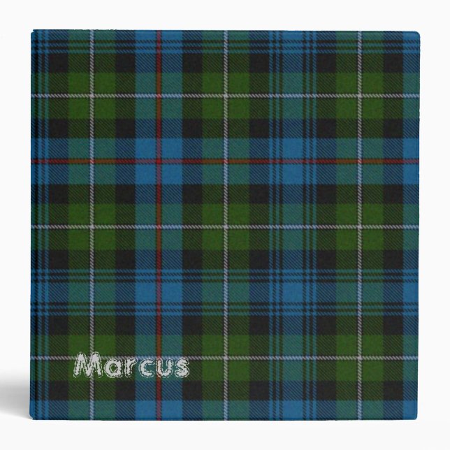 Colorful MacKenzie Plaid Binder (Front)