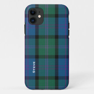 Colorful MacThomas Clan Tartan Plaid iPhone 11 Case