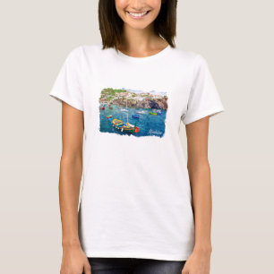 Colorful Madeira Portugal Vintage Travel T-Shirt