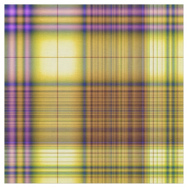 Colorful Madras Fabric (Close Up)