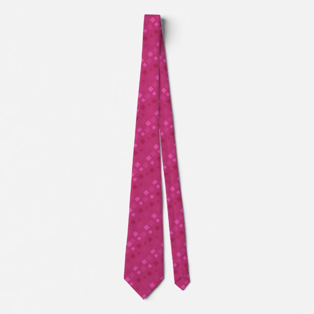 Colorful Magenta Neck Tie (Front)