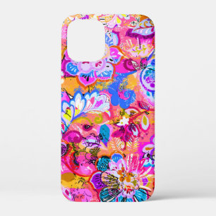 Colorful magic abstract floral iPhone 12 mini case
