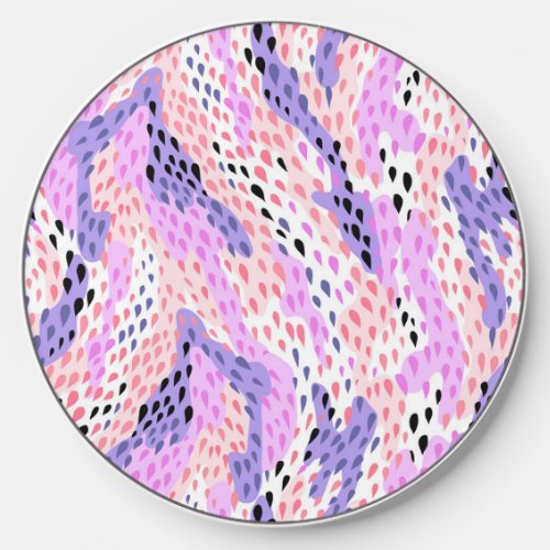 Colorful Magic Dragon Skin Animal Print Wireless Charger