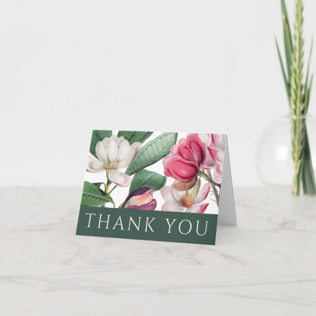 Colorful Magnolias Botanical Garden Thank You (Front)
