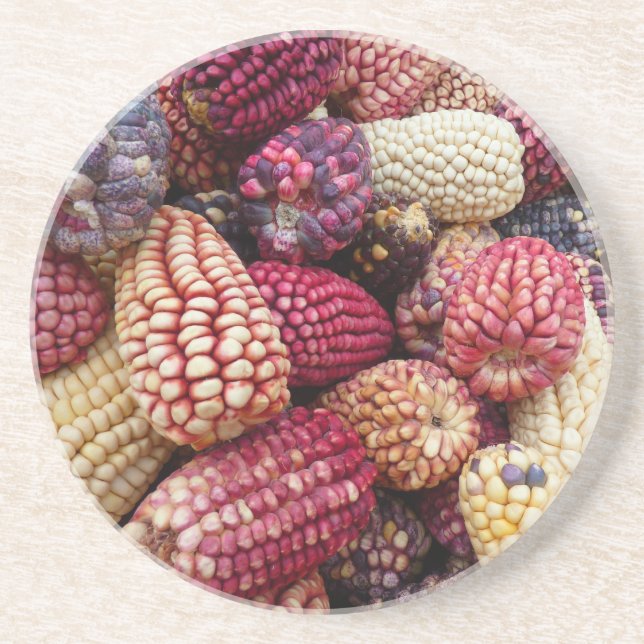 Colorful Maize Coasters (Front)