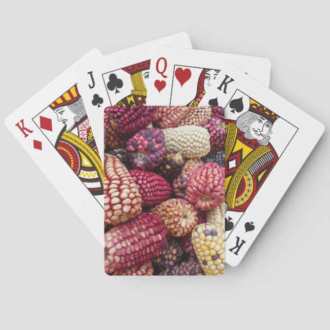 Colorful Maize Playing Cards (Back)