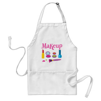 Colorful Makeup Adult Apron