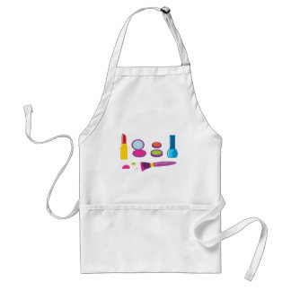 Colorful Makeup Adult Apron