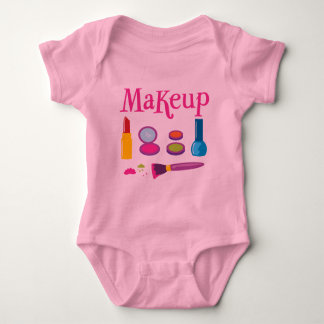 Colorful Makeup Baby Bodysuit
