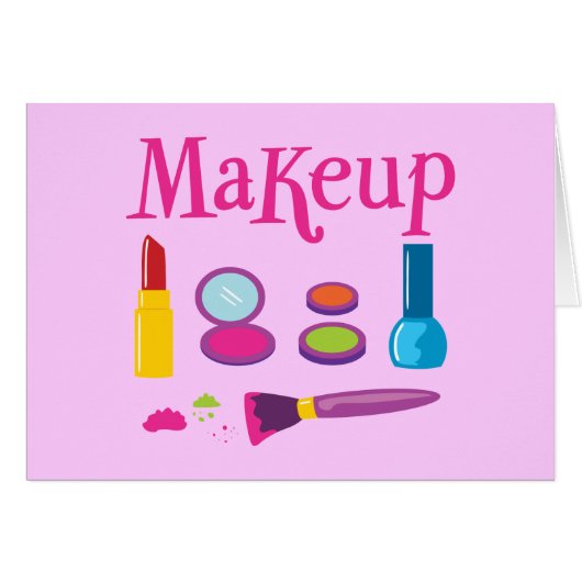 Colorful Makeup Cards (Front Horizontal)